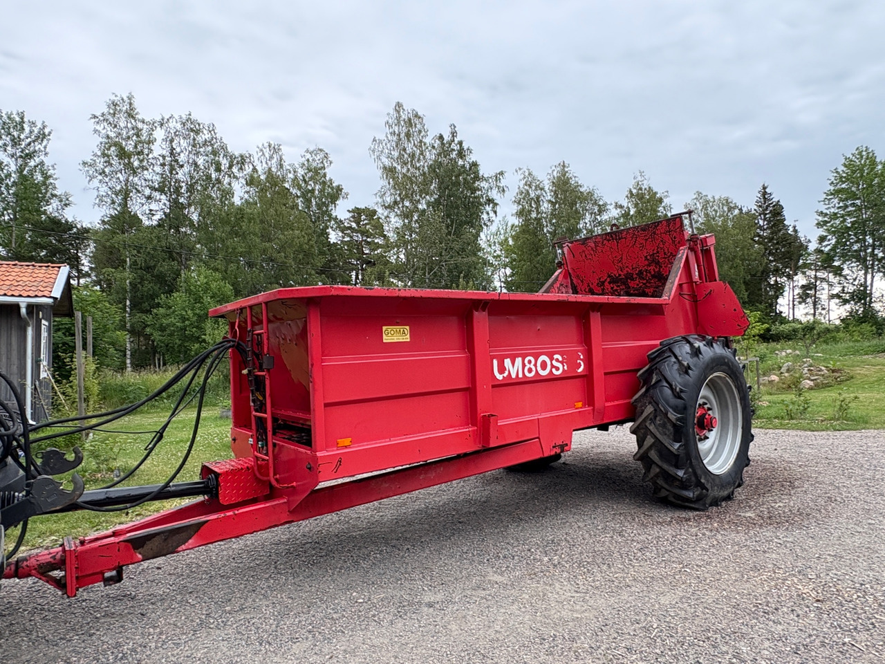 Bronderslev UM 80 SLS - Stroj pro hnojení: obrázek 1 Bronderslev UM 80 SLS - Stroj pro hnojení: obrázek 1