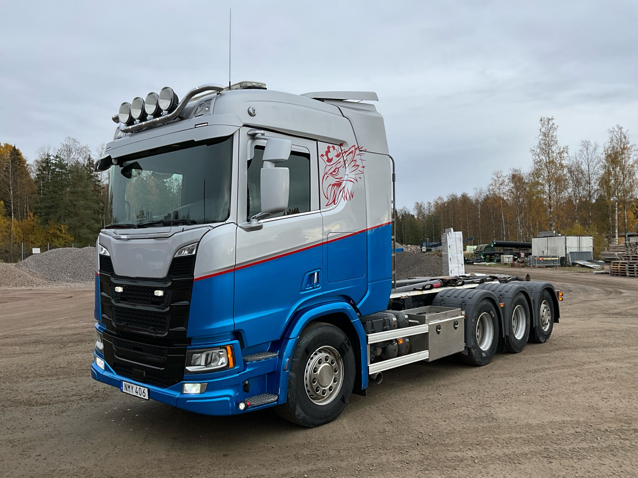 Scania R580 - Hákový nosič kontejnerů: obrázek 1 Scania R580 - Hákový nosič kontejnerů: obrázek 1