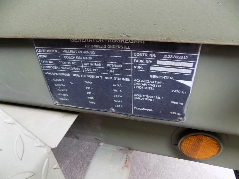 Elektrický generátor Bosch Bosch en Eisemann 25 kva aggregaat: obrázek 17