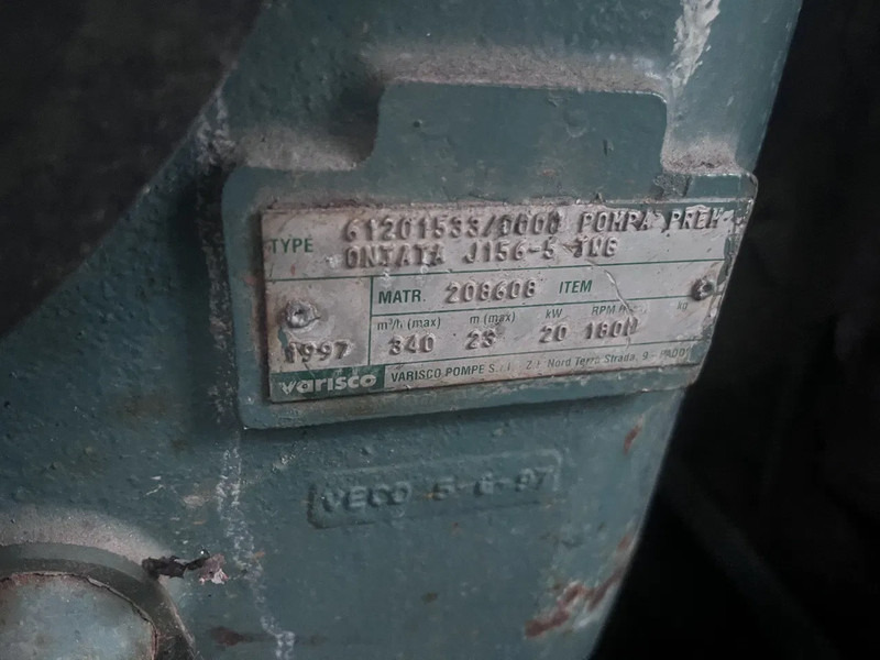 Eekels pompset Deutz 1011 met varisco pomp - Čerpadlo na vodu: obrázek 3 Eekels pompset Deutz 1011 met varisco pomp - Čerpadlo na vodu: obrázek 3