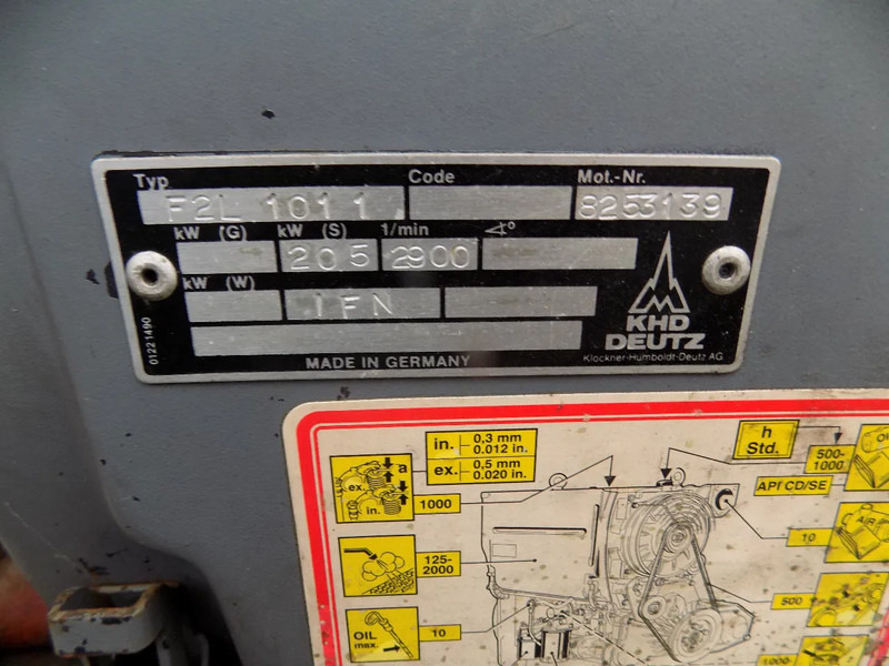 Ingersoll Rand compressor deutz typ 1011 met tandem aanhanger - Mobilní kompresor: obrázek 5 Ingersoll Rand compressor deutz typ 1011 met tandem aanhanger - Mobilní kompresor: obrázek 5