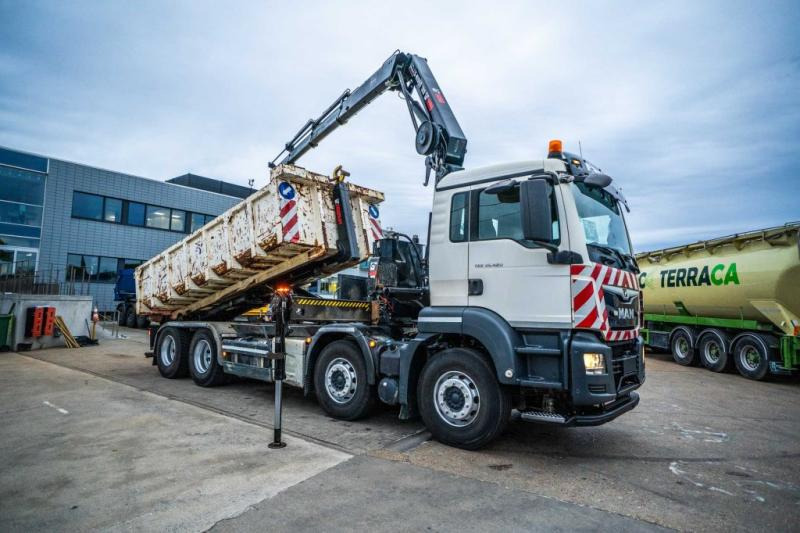 MAN TGS 32.420 BL + HIAB X-HIDUO 188/3x - Hákový nosič kontejnerů, Auto s hydraulickou rukou: obrázek 2 MAN TGS 32.420 BL + HIAB X-HIDUO 188/3x - Hákový nosič kontejnerů, Auto s hydraulickou rukou: obrázek 2