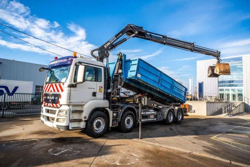 MAN TGS 35.400 BL - HIAB 144 E-2 DUO - Hákový nosič kontejnerů, Auto s hydraulickou rukou: obrázek 1 MAN TGS 35.400 BL - HIAB 144 E-2 DUO - Hákový nosič kontejnerů, Auto s hydraulickou rukou: obrázek 1