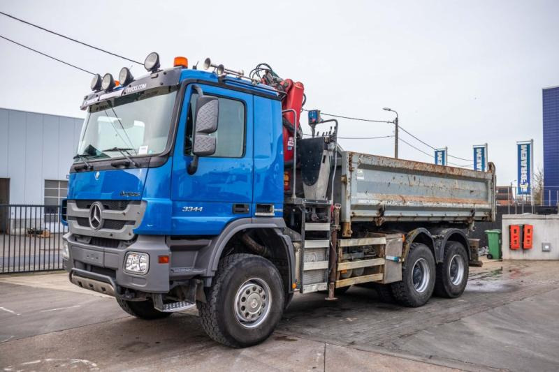 Sklápěč, Auto s hydraulickou rukou Mercedes ACTROS 3344 AK - HMF 1643 Z2: obrázek 6