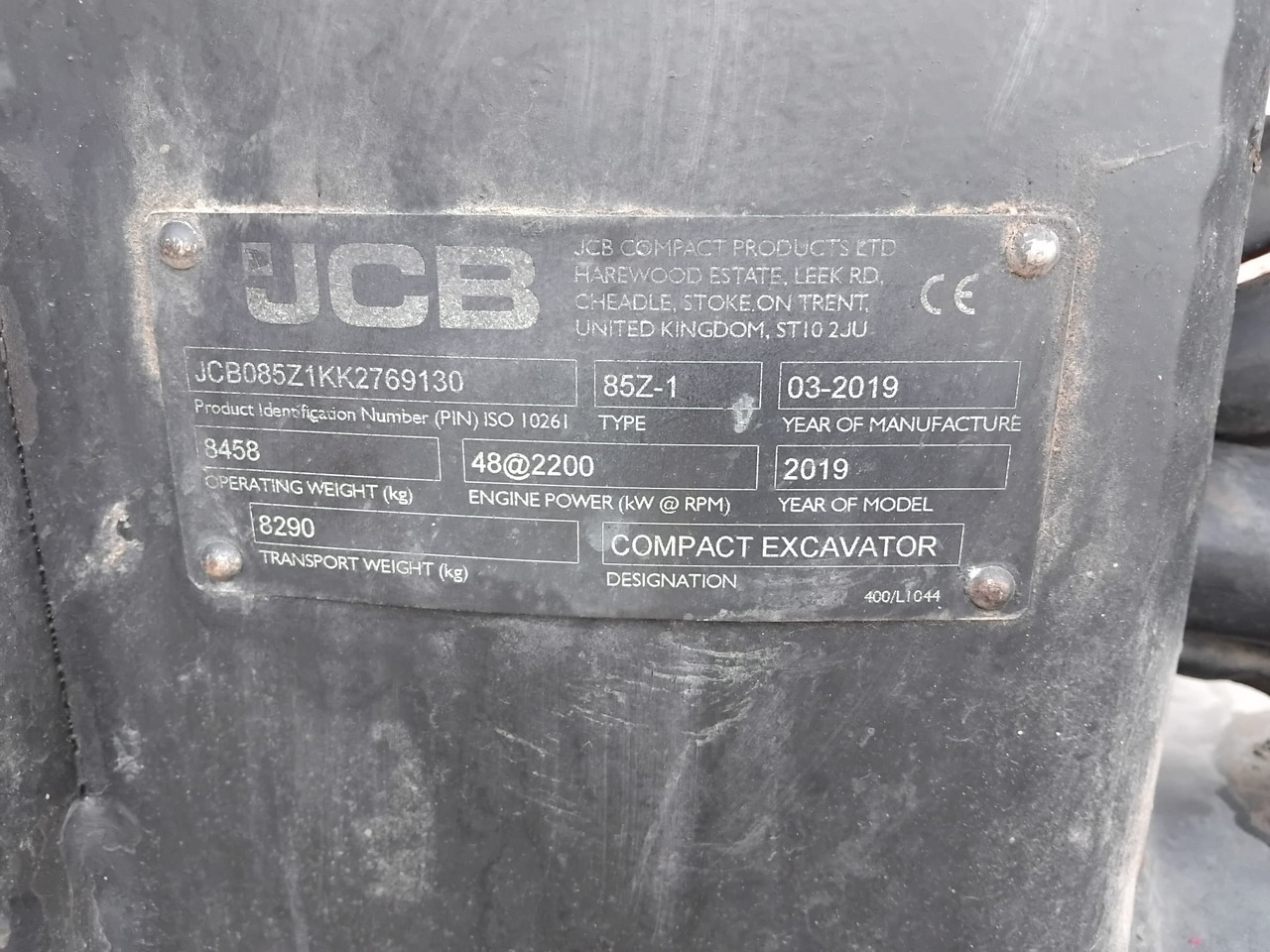 JCB 85Z leasing JCB 85Z: obrázek 11