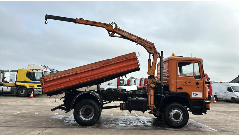 MAN 17.192 (4X4 / BIG AXLE / STEEL SUSPENSION / 8 TON CRANE) - Sklápěč, Auto s hydraulickou rukou: obrázek 4 MAN 17.192 (4X4 / BIG AXLE / STEEL SUSPENSION / 8 TON CRANE) - Sklápěč, Auto s hydraulickou rukou: obrázek 4