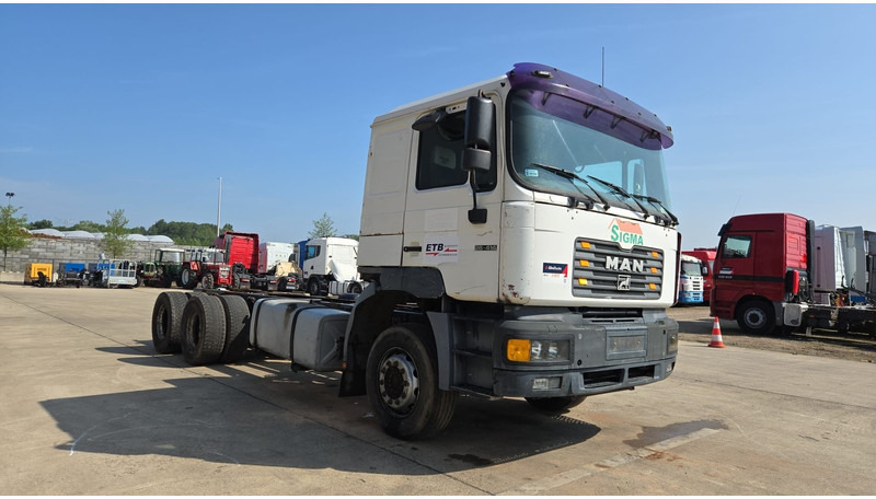 MAN 26.414 (6X4 / 6 CYLINDER / MANUAL GEARBOX / 10 TYRES / LONG CHASSIS / EURO 2) - Podvozek s kabinou: obrázek 3 MAN 26.414 (6X4 / 6 CYLINDER / MANUAL GEARBOX / 10 TYRES / LONG CHASSIS / EURO 2) - Podvozek s kabinou: obrázek 3