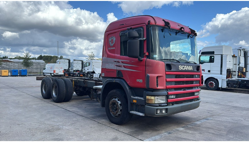 Scania 114 - 380 (6X4 / GRAND PONT / LAMES / BIG AXLE / STEEL SUSP. / BOITE MANUELLE / MANUAL GEARBOX) - Podvozek s kabinou: obrázek 5 Scania 114 - 380 (6X4 / GRAND PONT / LAMES / BIG AXLE / STEEL SUSP. / BOITE MANUELLE / MANUAL GEARBOX) - Podvozek s kabinou: obrázek 5