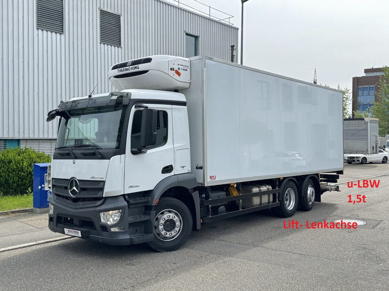 Mercedes-Benz Antos 2533L Kühlkoffer TK T-800R Lenkachse TOP - Chladírenský nákladní automobil: obrázek 1 Mercedes-Benz Antos 2533L Kühlkoffer TK T-800R Lenkachse TOP - Chladírenský nákladní automobil: obrázek 1