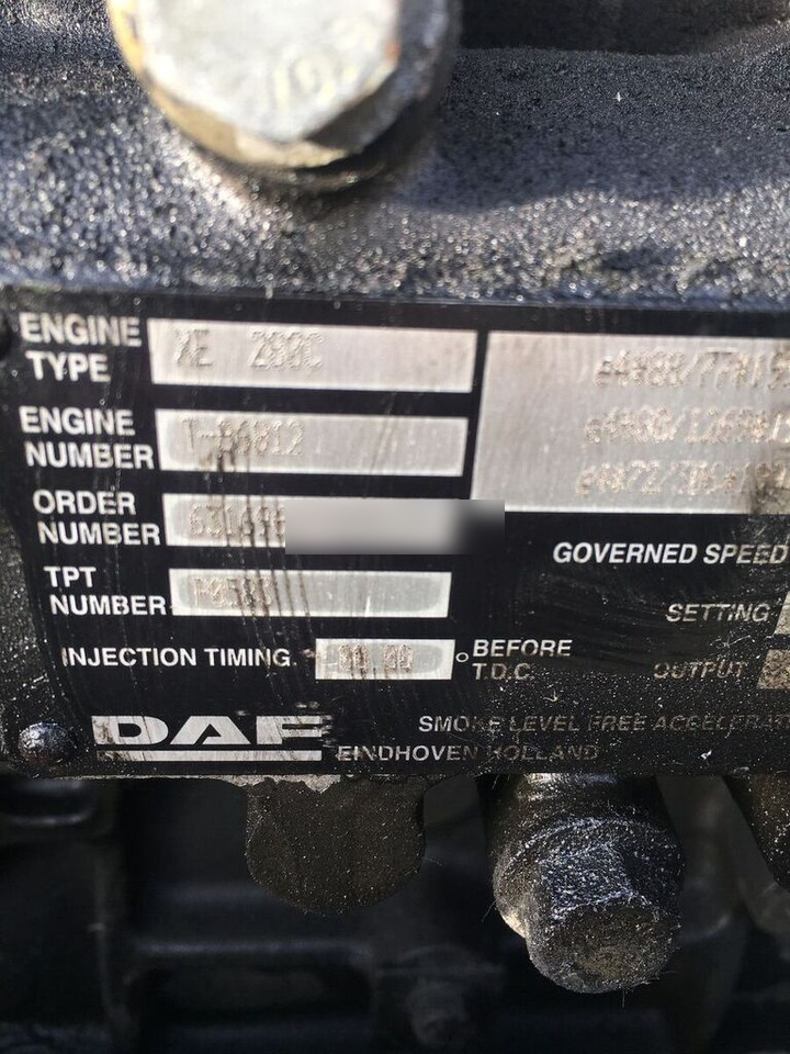 DAF xe280c   DAF xf95 truck - Motor pro Nákladní auto: obrázek 1 DAF xe280c   DAF xf95 truck - Motor pro Nákladní auto: obrázek 1