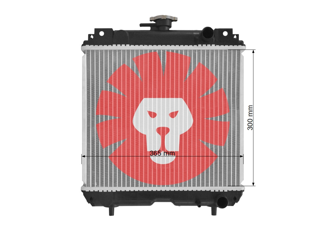 ISEKI TJ13F SXG15 SXG216 - Chladič pro Malotraktor: obrázek 3 ISEKI TJ13F SXG15 SXG216 - Chladič pro Malotraktor: obrázek 3
