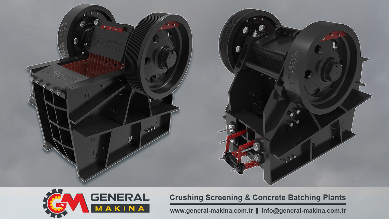 General Makina High Quality Jaw Crusher - Čelisťový drtič: obrázek 4 General Makina High Quality Jaw Crusher - Čelisťový drtič: obrázek 4