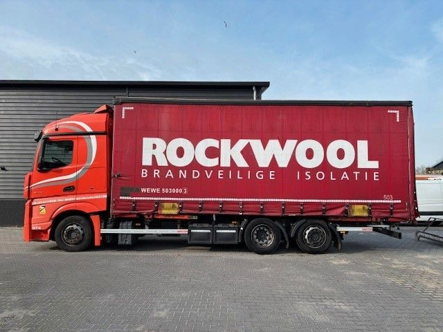 Kontejnérový podvozek/ Výměnná nástavba Mercedes-Benz Actros 2642 2x  BDF mit Pritsche und Planebühne: obrázek 6