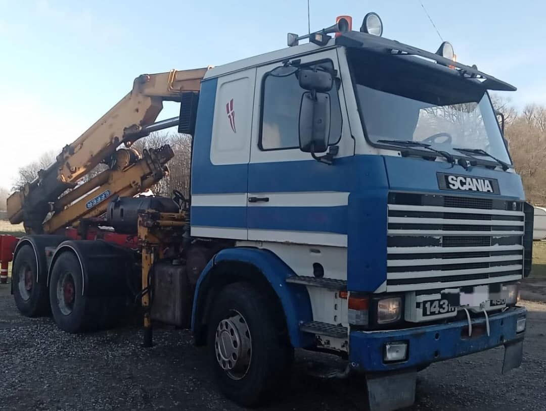 Scania R143-450 V8 Tractor unit with crane - Tahač: obrázek 3 Scania R143-450 V8 Tractor unit with crane - Tahač: obrázek 3