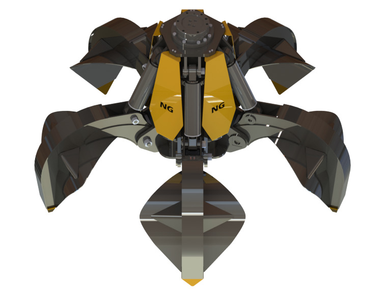 ORANGE PEEL GRAPPLE - SCRAP GRAPPLE - GREIFER - Drapák pro Rýpadlo: obrázek 3 ORANGE PEEL GRAPPLE - SCRAP GRAPPLE - GREIFER - Drapák pro Rýpadlo: obrázek 3