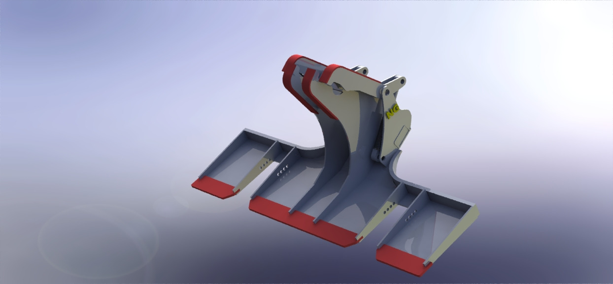 Nový Drapák pro Nakladač SLEEPER CHANGER - NG ATTACHMENTS: obrázek 15