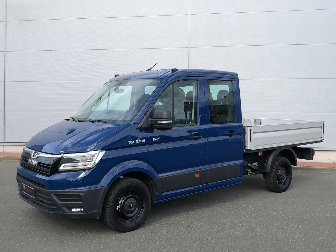 MAN TGE 3.180 Pritsche DOKA MR 4x4 LED TEMPOMAT - Dodávka valník, Dodávka s dvojitou kabinou: obrázek 1 MAN TGE 3.180 Pritsche DOKA MR 4x4 LED TEMPOMAT - Dodávka valník, Dodávka s dvojitou kabinou: obrázek 1