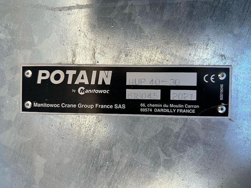 Potain HUP 40-30 - Samostavitelný jeřáb: obrázek 4 Potain HUP 40-30 - Samostavitelný jeřáb: obrázek 4