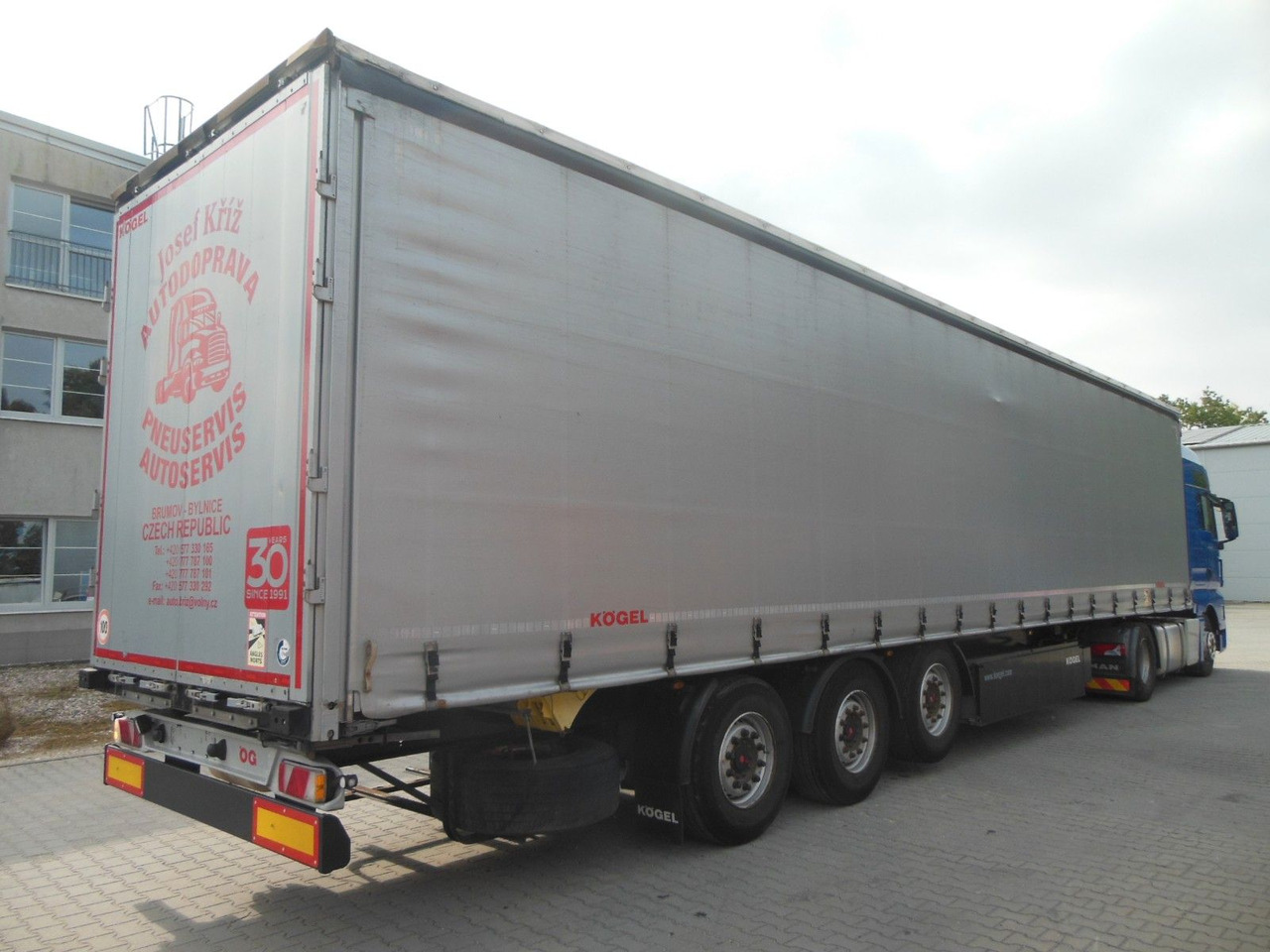 Kögel SN 24, SAF, PALETTEN BOX, - Plachtový návěs: obrázek 3 Kögel SN 24, SAF, PALETTEN BOX, - Plachtový návěs: obrázek 3