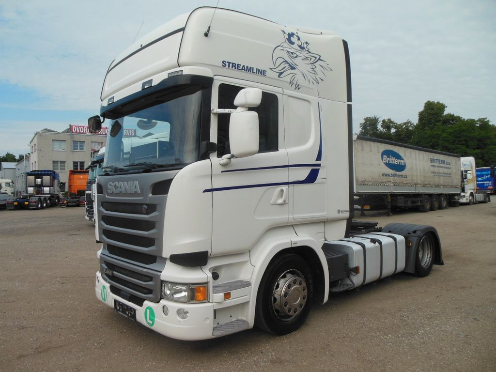 Scania R410, LOWDECK, RETARDER, TOP STAND Scania R410, LOWDECK, RETARDER, TOP STAND - Tahač: obrázek 1 Scania R410, LOWDECK, RETARDER, TOP STAND Scania R410, LOWDECK, RETARDER, TOP STAND - Tahač: obrázek 1