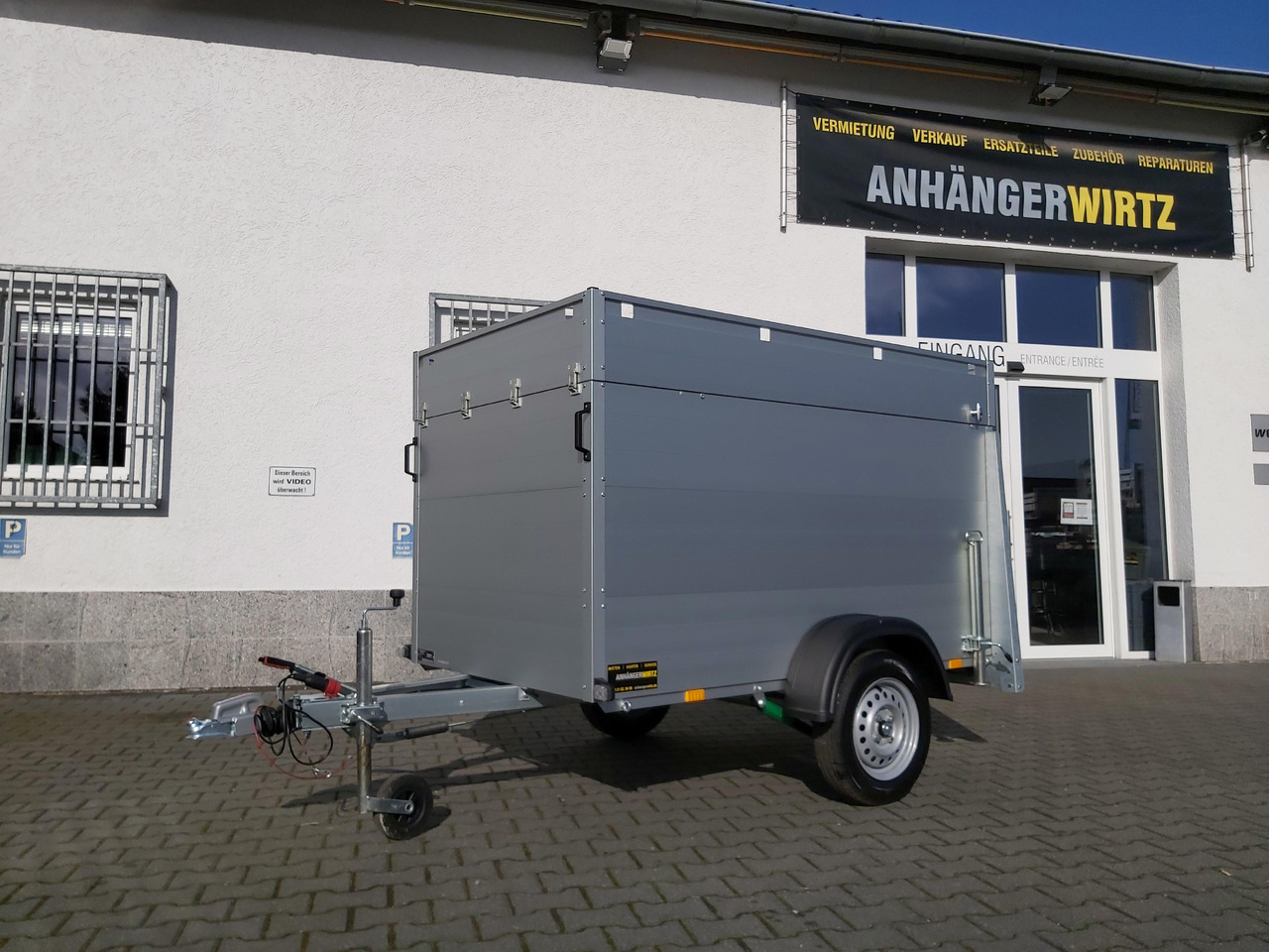 Skříňový přívěs ALUBOXX Deckelanhänger GTB 750 VT2 211x126x118cm Heckrampe (XS) 750kg Top Seller Angebot: obrázek 9