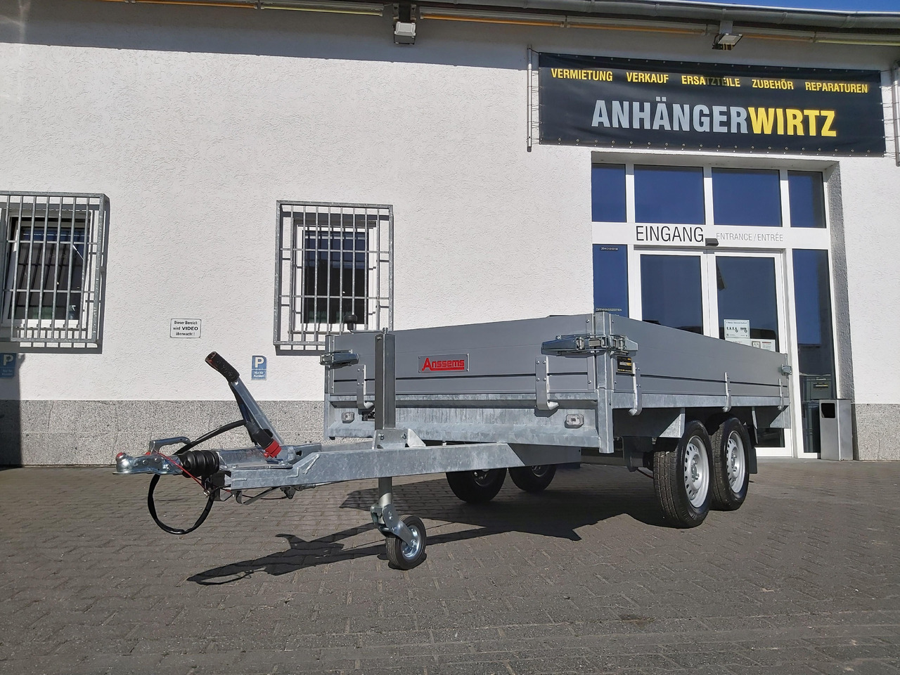 Anssems Hochlader PSX - S 2000 305x153x30cm (M) 2000kg - Přívěs plato/ Valník: obrázek 1 Anssems Hochlader PSX - S 2000 305x153x30cm (M) 2000kg - Přívěs plato/ Valník: obrázek 1