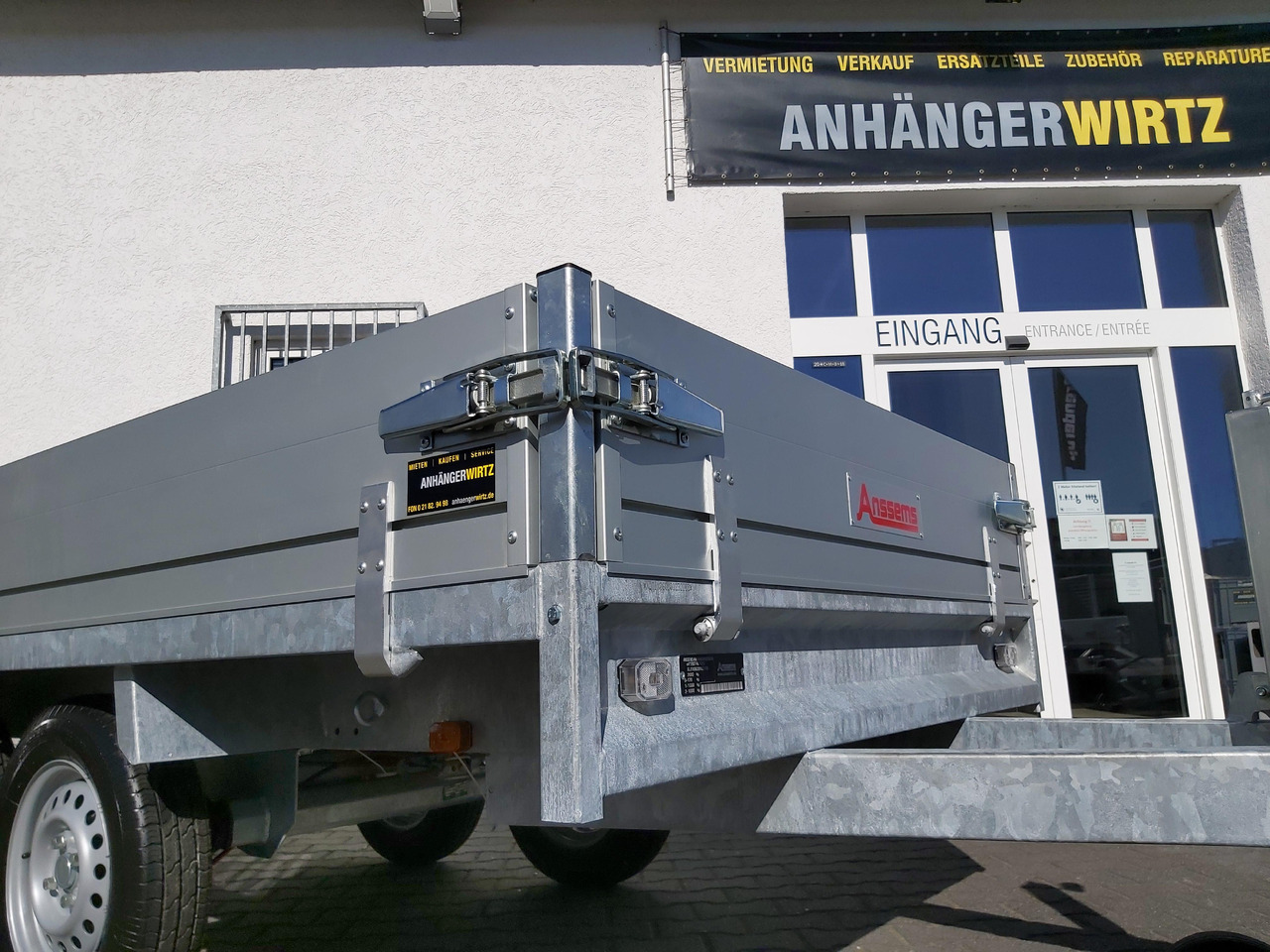 Anssems Hochlader PSX - S 2500 305x153x30cm (M) 2500kg preorder Aktion online - Přívěs plato/ Valník: obrázek 4 Anssems Hochlader PSX - S 2500 305x153x30cm (M) 2500kg preorder Aktion online - Přívěs plato/ Valník: obrázek 4