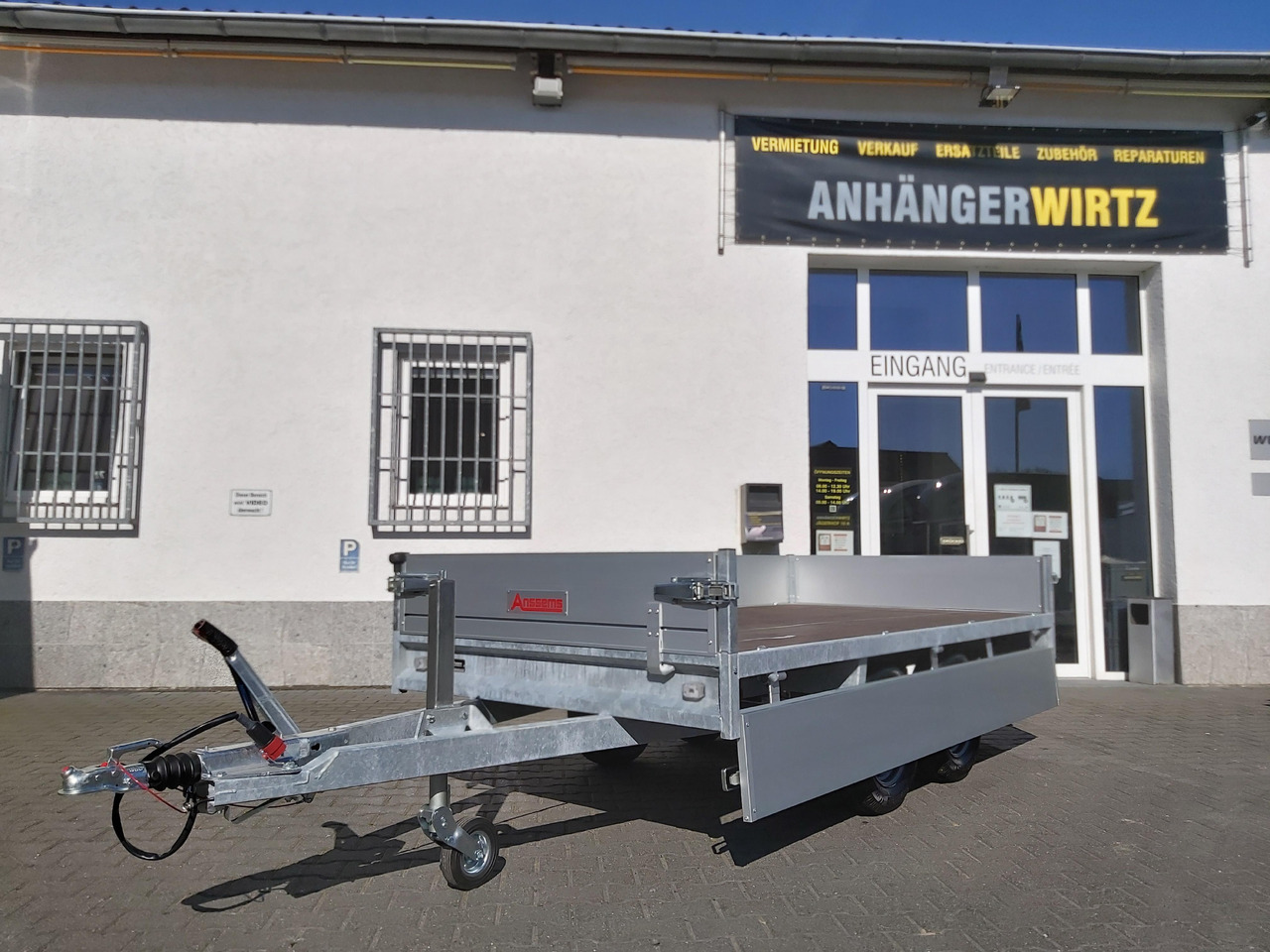 Anssems Hochlader PSX - S 2500 305x153x30cm (M) 2500kg preorder Aktion online - Přívěs plato/ Valník: obrázek 2 Anssems Hochlader PSX - S 2500 305x153x30cm (M) 2500kg preorder Aktion online - Přívěs plato/ Valník: obrázek 2