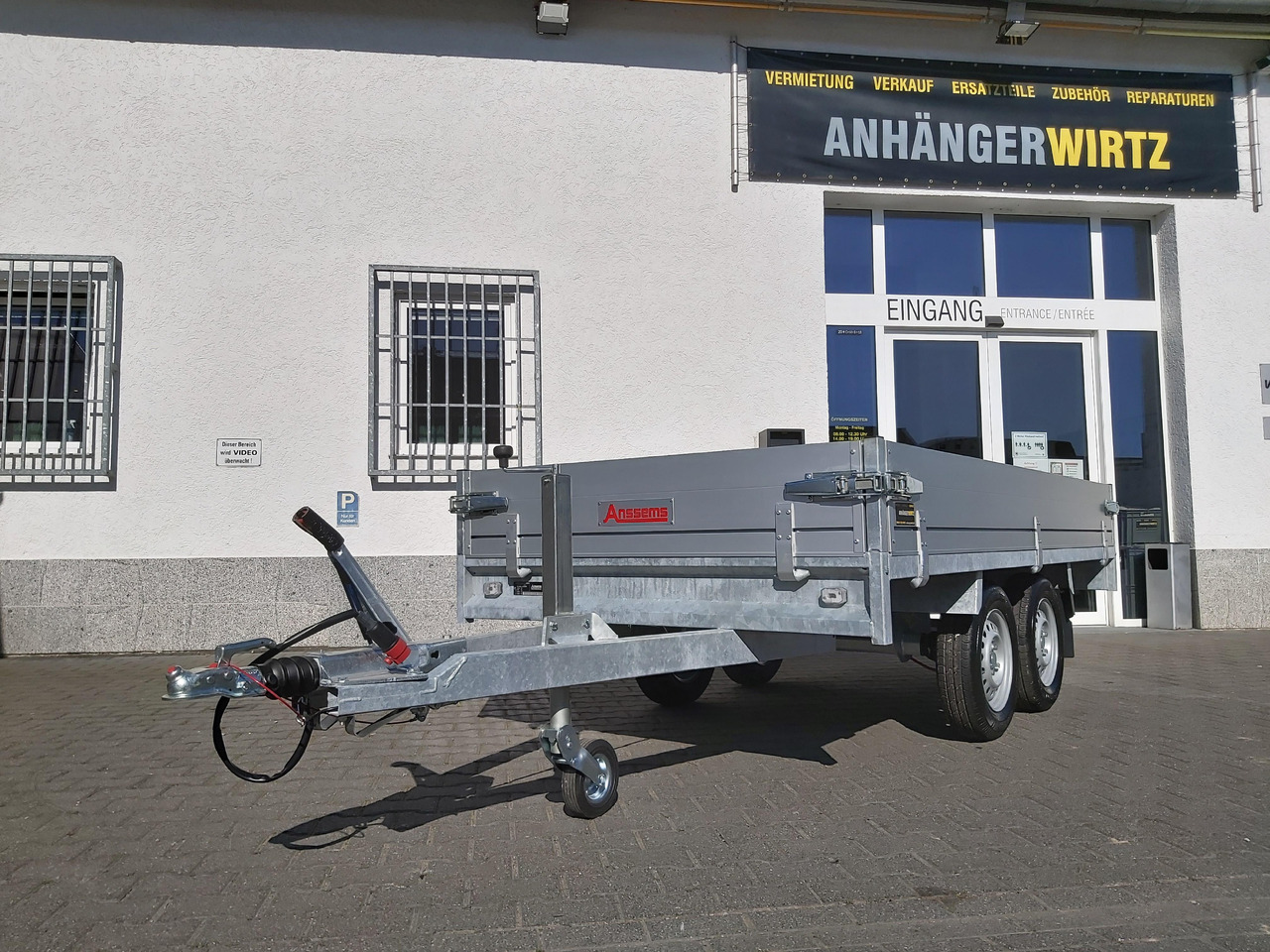 Anssems Hochlader PSX - S 2500 305x153x30cm (M) 2500kg preorder Aktion online - Přívěs plato/ Valník: obrázek 1 Anssems Hochlader PSX - S 2500 305x153x30cm (M) 2500kg preorder Aktion online - Přívěs plato/ Valník: obrázek 1