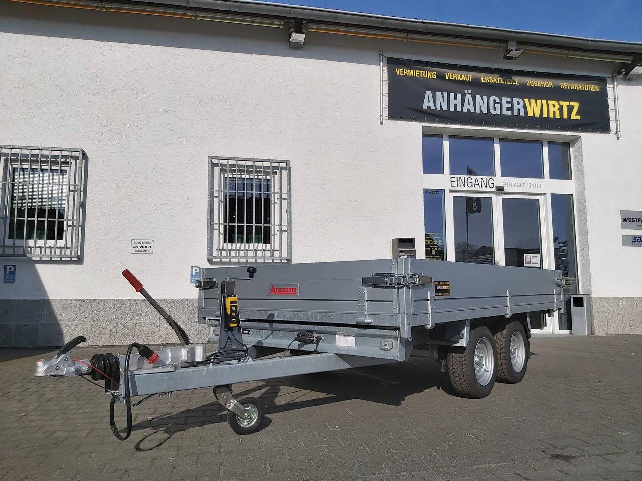 Sklápěcí přívěs Anssems Kipper KSX 3500 Elektrisch 305x178x35cm Stahlboden niedrig Fahrgestell 3500kg: obrázek 10 Sklápěcí přívěs Anssems Kipper KSX 3500 Elektrisch 305x178x35cm Stahlboden niedrig Fahrgestell 3500kg: obrázek 10