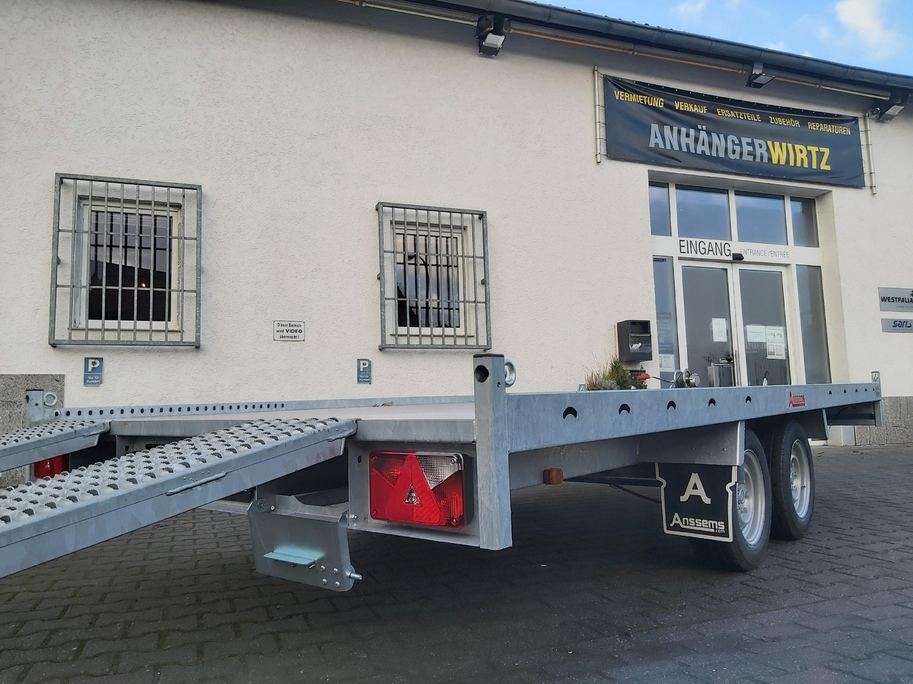 Anssems MSX 3000 Multitransporter 405x200cm Aluboden 3000kg Aktion bei Onlinekauf - Přívěs plato/ Valník: obrázek 3 Anssems MSX 3000 Multitransporter 405x200cm Aluboden 3000kg Aktion bei Onlinekauf - Přívěs plato/ Valník: obrázek 3