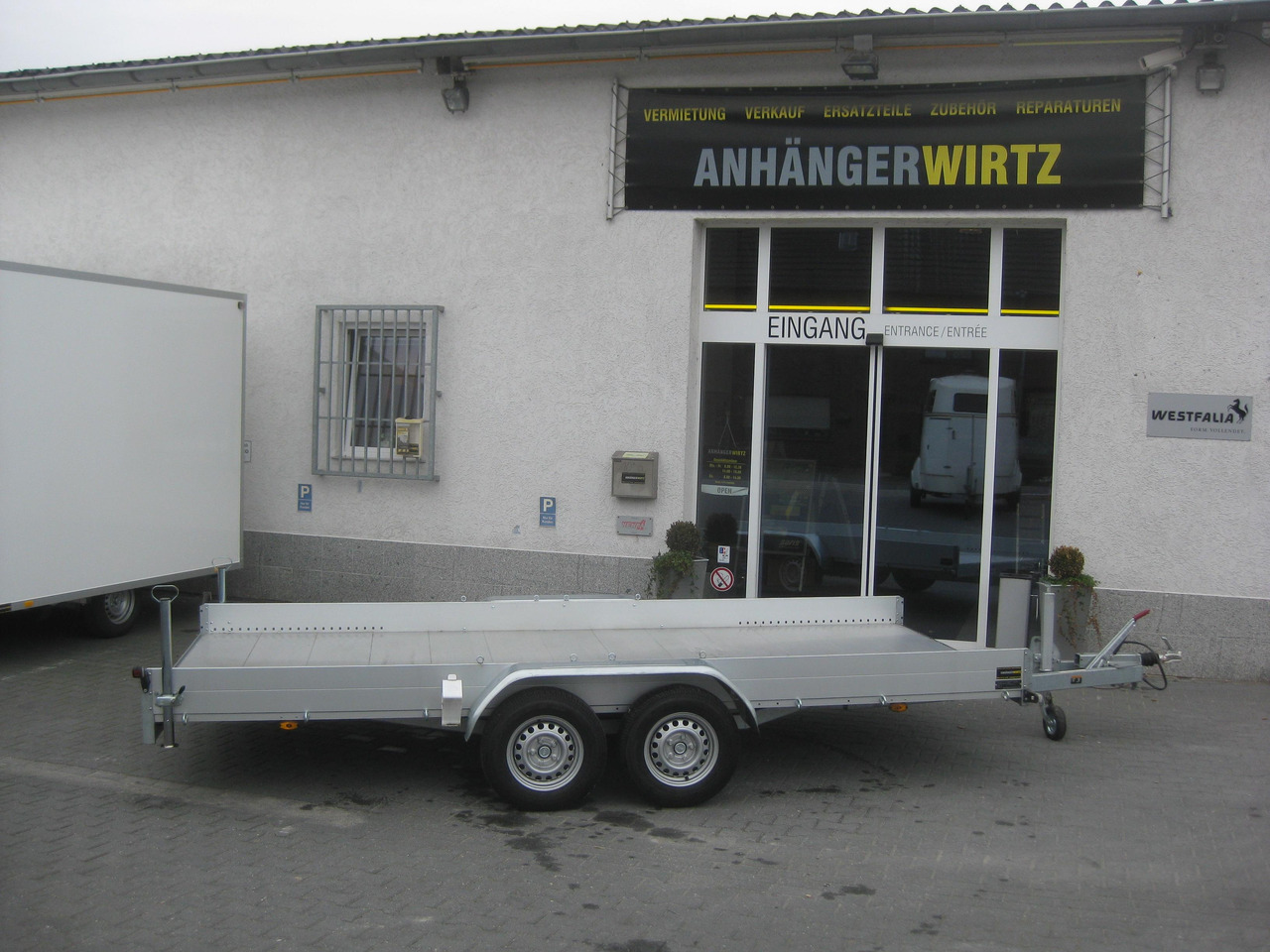 Anssems Transporter AMT 2500 440x190x18cm Aluboden Alurampen Seilwinde 2500kg Modell 22 - Přívěs plato/ Valník: obrázek 4 Anssems Transporter AMT 2500 440x190x18cm Aluboden Alurampen Seilwinde 2500kg Modell 22 - Přívěs plato/ Valník: obrázek 4