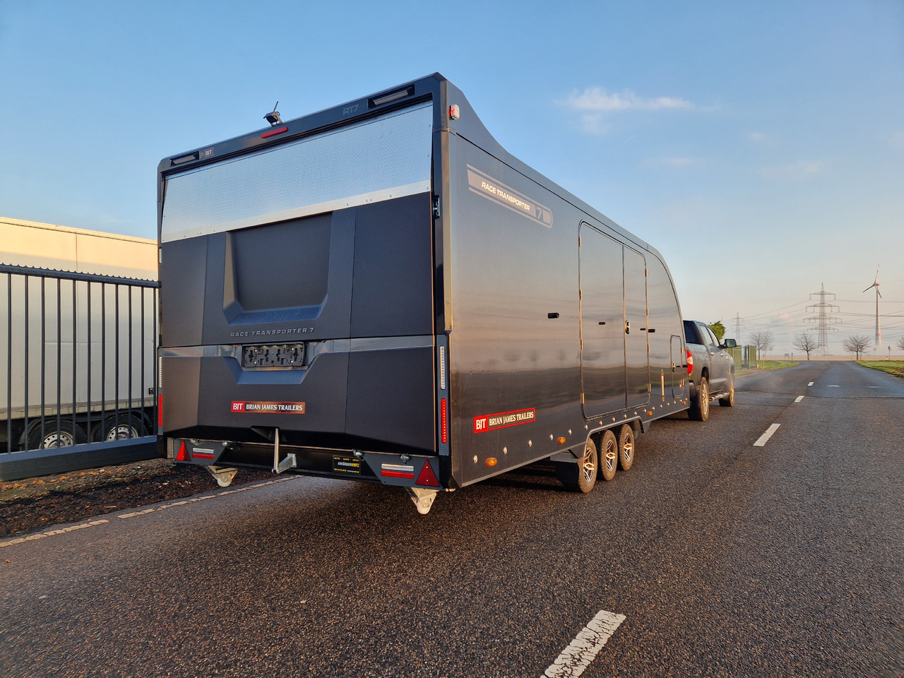 Přívěs na přepravu automobilů BJT Race Transporter 7 397-6023-35-3-10-B 600x228x189cm black ASR Kamera Alufelgen Tridem 3500: obrázek 14