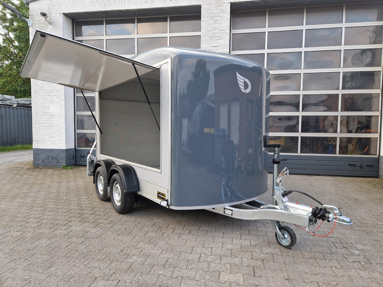 Cargo Roadster 500 312x167x199cm Sandwich Poly irongrey Seitenklappe Seitentür 2000kg Pullman 100km - Skříňový přívěs: obrázek 1 Cargo Roadster 500 312x167x199cm Sandwich Poly irongrey Seitenklappe Seitentür 2000kg Pullman 100km - Skříňový přívěs: obrázek 1