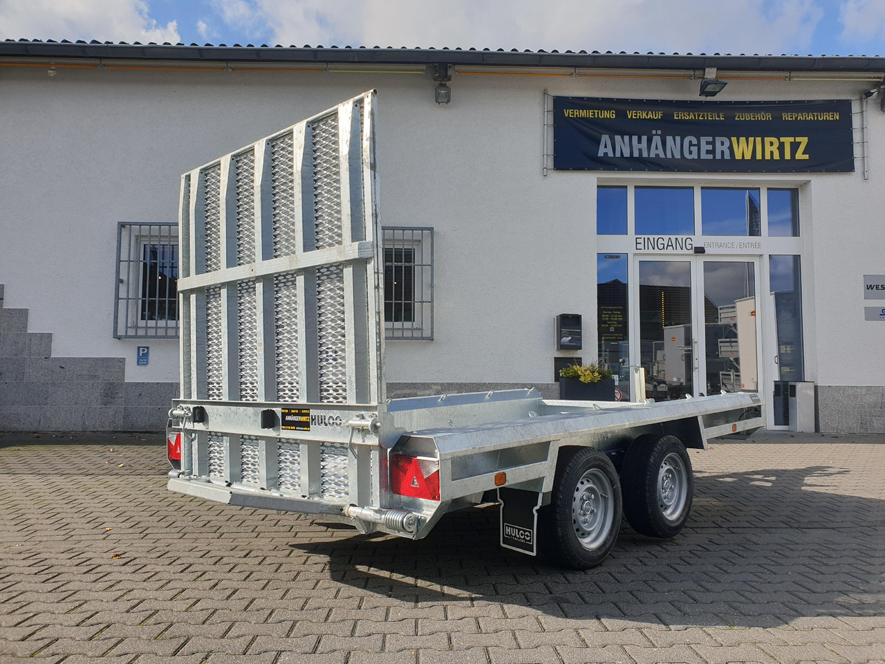 HULCO TERRAX Aluboden 294x150x27cm Heckrampe 150cm (M) 3500kg - Přepravník stavebních strojů: obrázek 5 HULCO TERRAX Aluboden 294x150x27cm Heckrampe 150cm (M) 3500kg - Přepravník stavebních strojů: obrázek 5