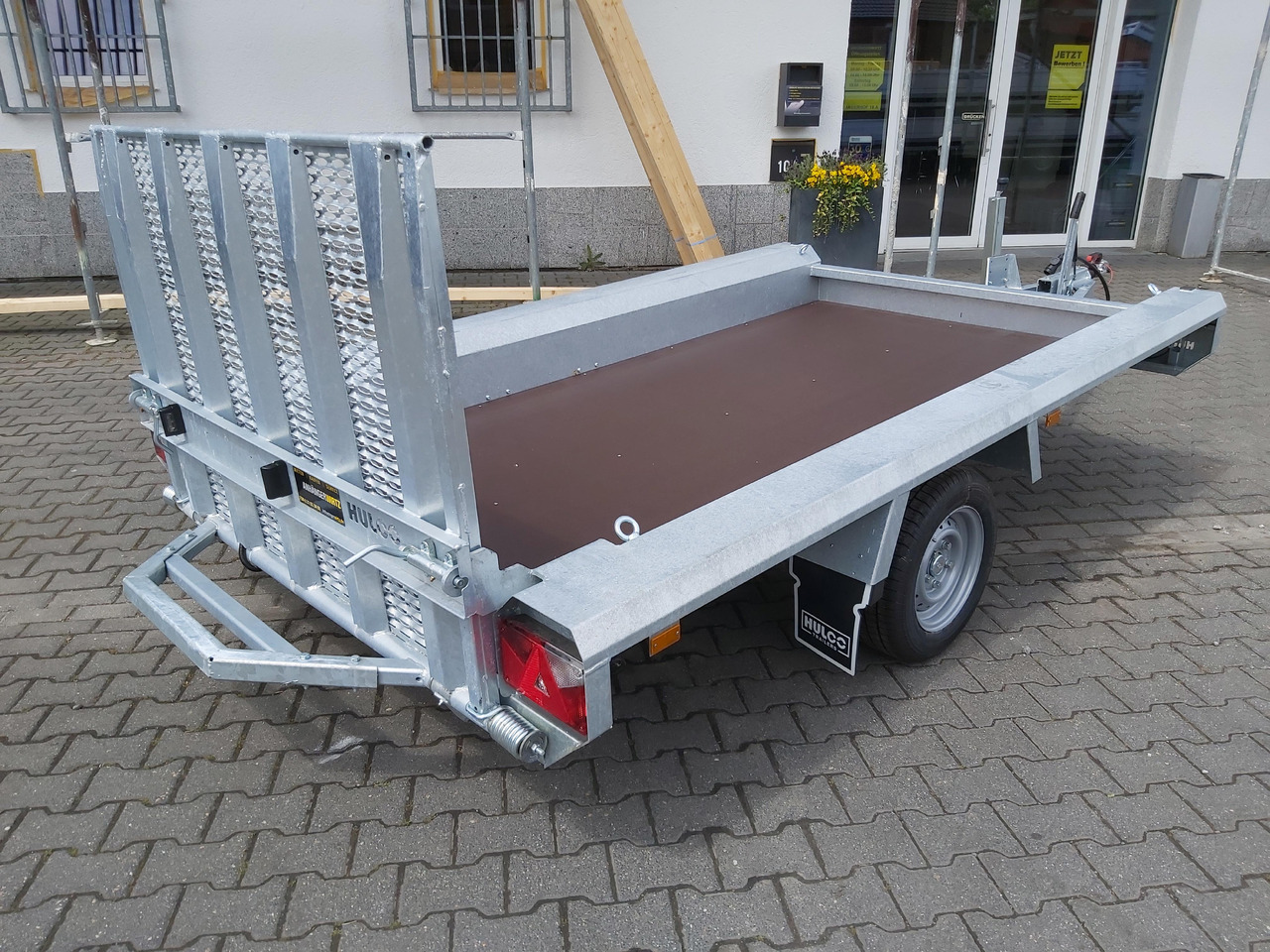 HULCO TERRAX Basic 294x150x27cm Heckrampe 100cm (M) 12" 1800kg - Přepravník stavebních strojů: obrázek 4 HULCO TERRAX Basic 294x150x27cm Heckrampe 100cm (M) 12" 1800kg - Přepravník stavebních strojů: obrázek 4
