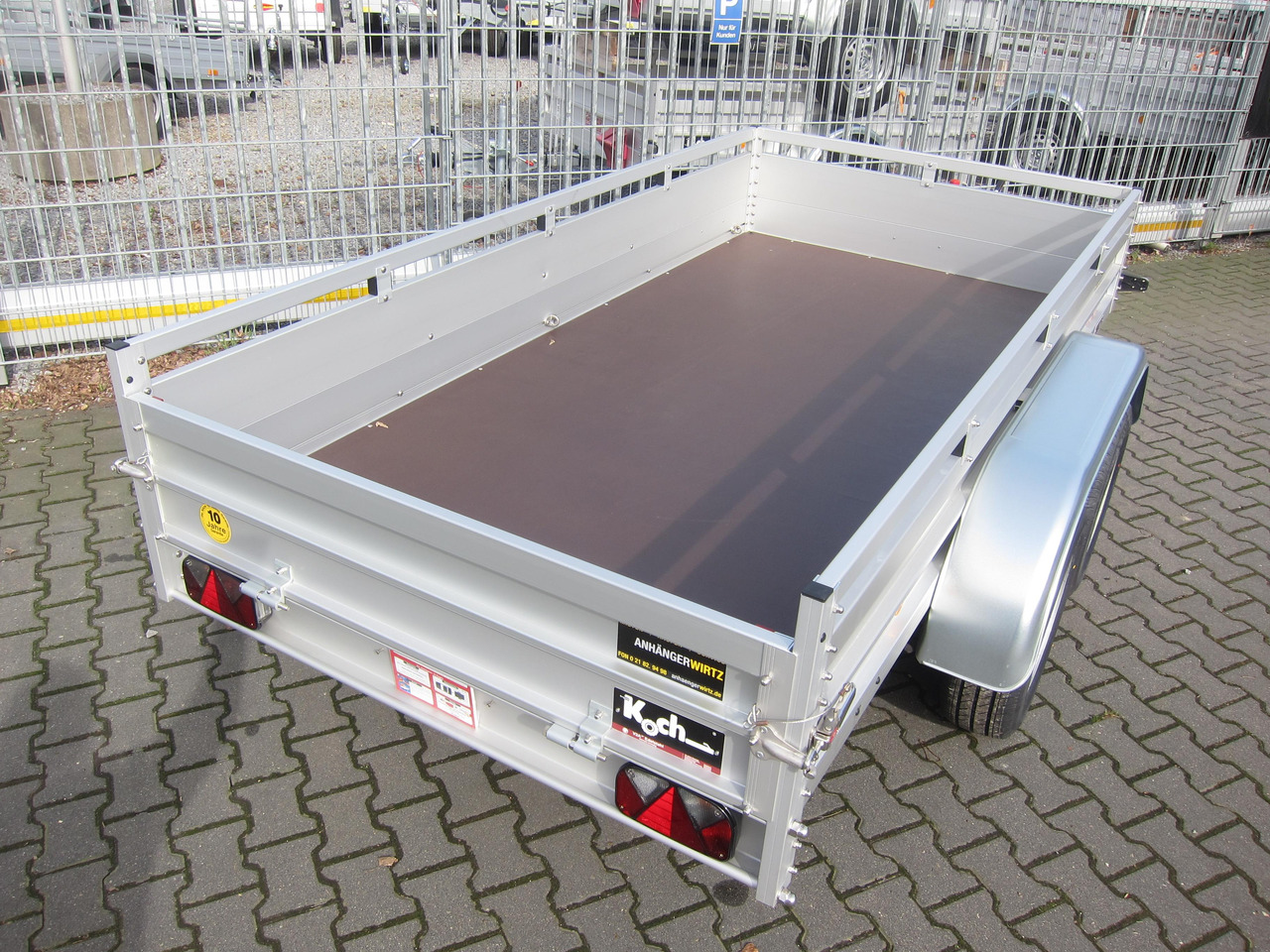 PKW Anhänger Koch Aluline 7.26 300x150x44cm (M) 2600kg Modell 2023 - Přívěsný vozík: obrázek 4 PKW Anhänger Koch Aluline 7.26 300x150x44cm (M) 2600kg Modell 2023 - Přívěsný vozík: obrázek 4