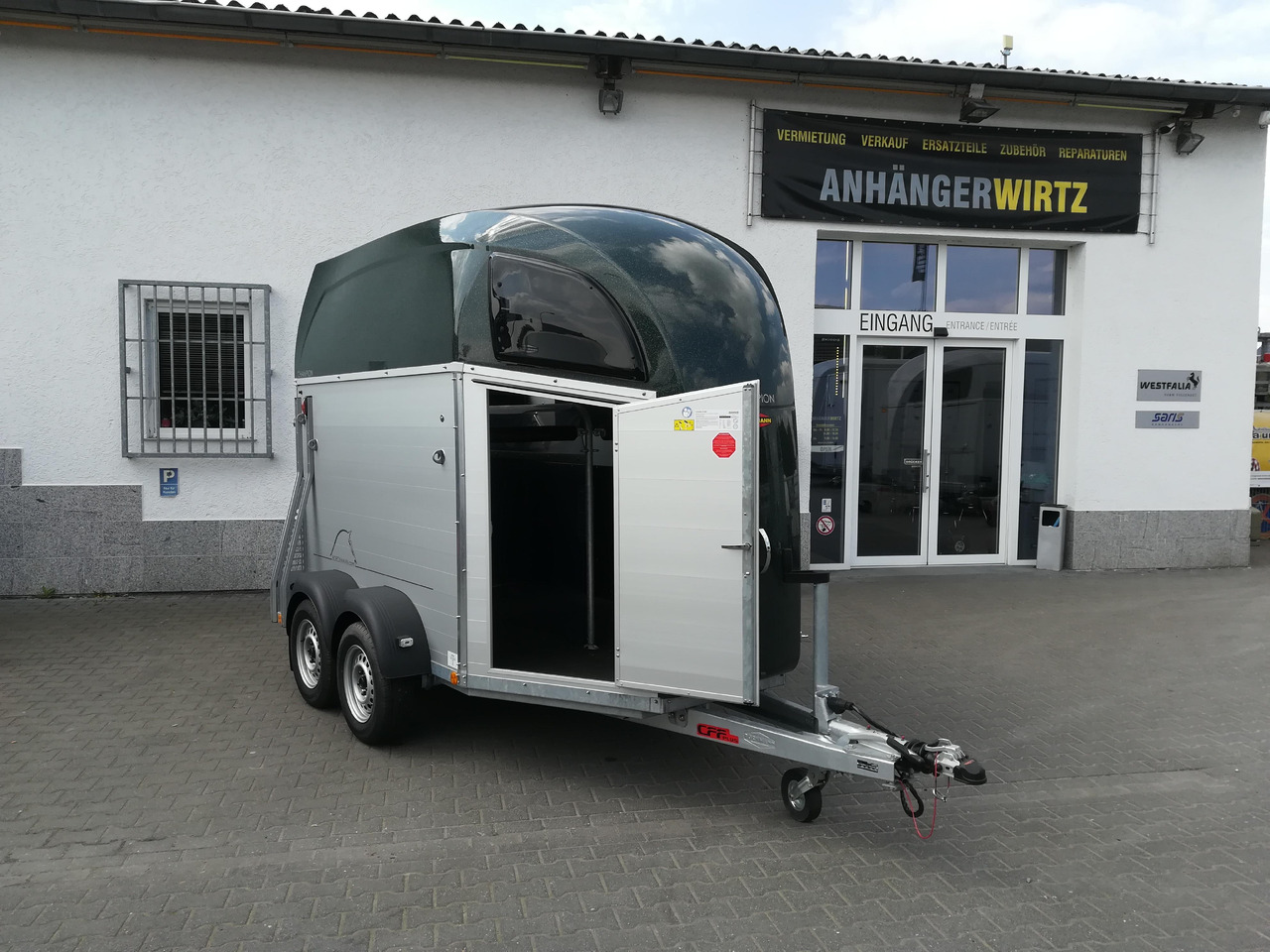 Přepravník na koně Pferdeanhänger Böckmann Champion R Sattelkammer greenline 2400kg CFF+ 100 km/H order Aktion 2025: obrázek 11
