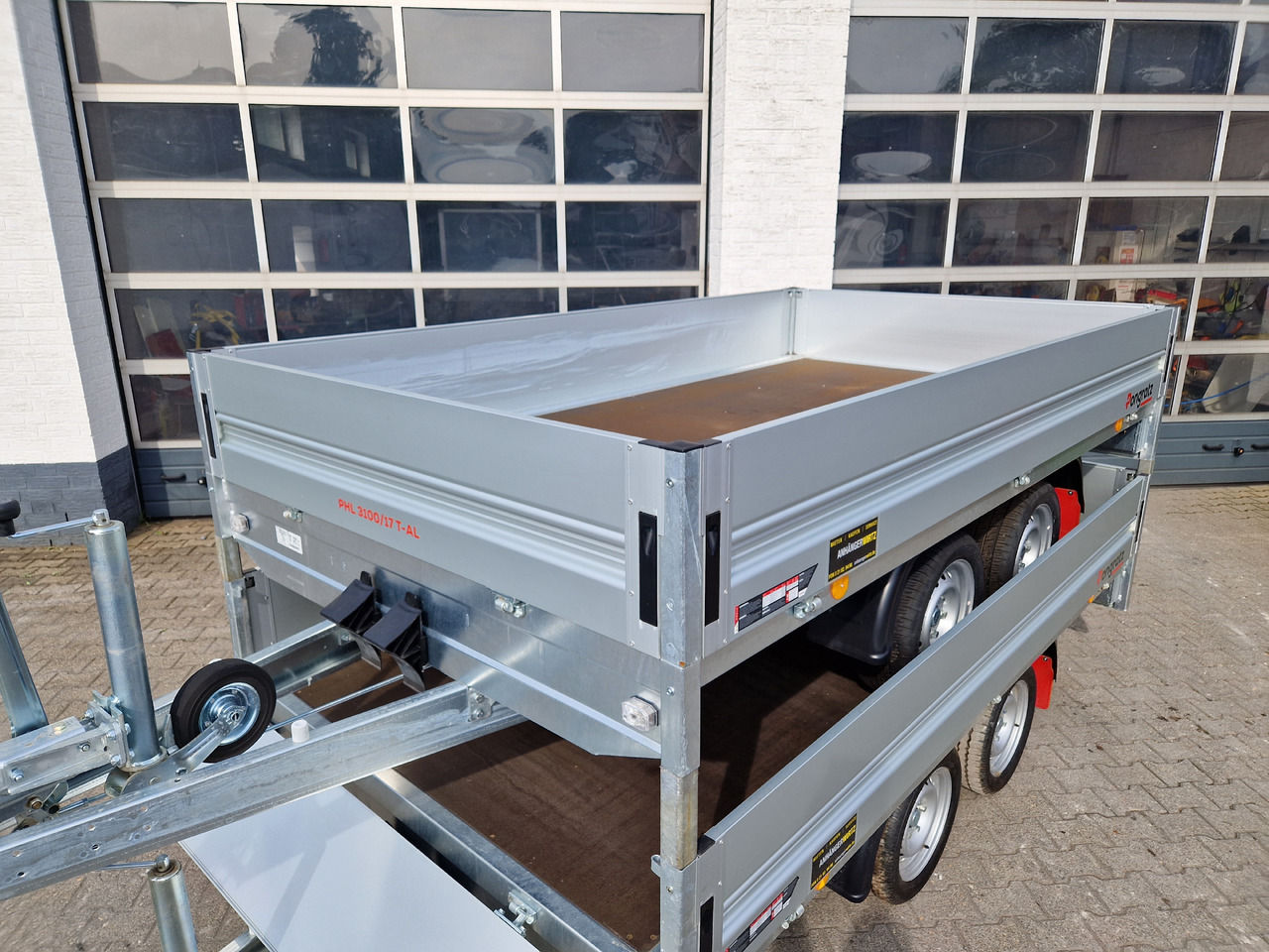 Pongratz Pritschenhochlader PHL 3100/17 T-AL-S 310x170x36cm 13" (M) 2000kg - Přívěs plato/ Valník: obrázek 1 Pongratz Pritschenhochlader PHL 3100/17 T-AL-S 310x170x36cm 13" (M) 2000kg - Přívěs plato/ Valník: obrázek 1
