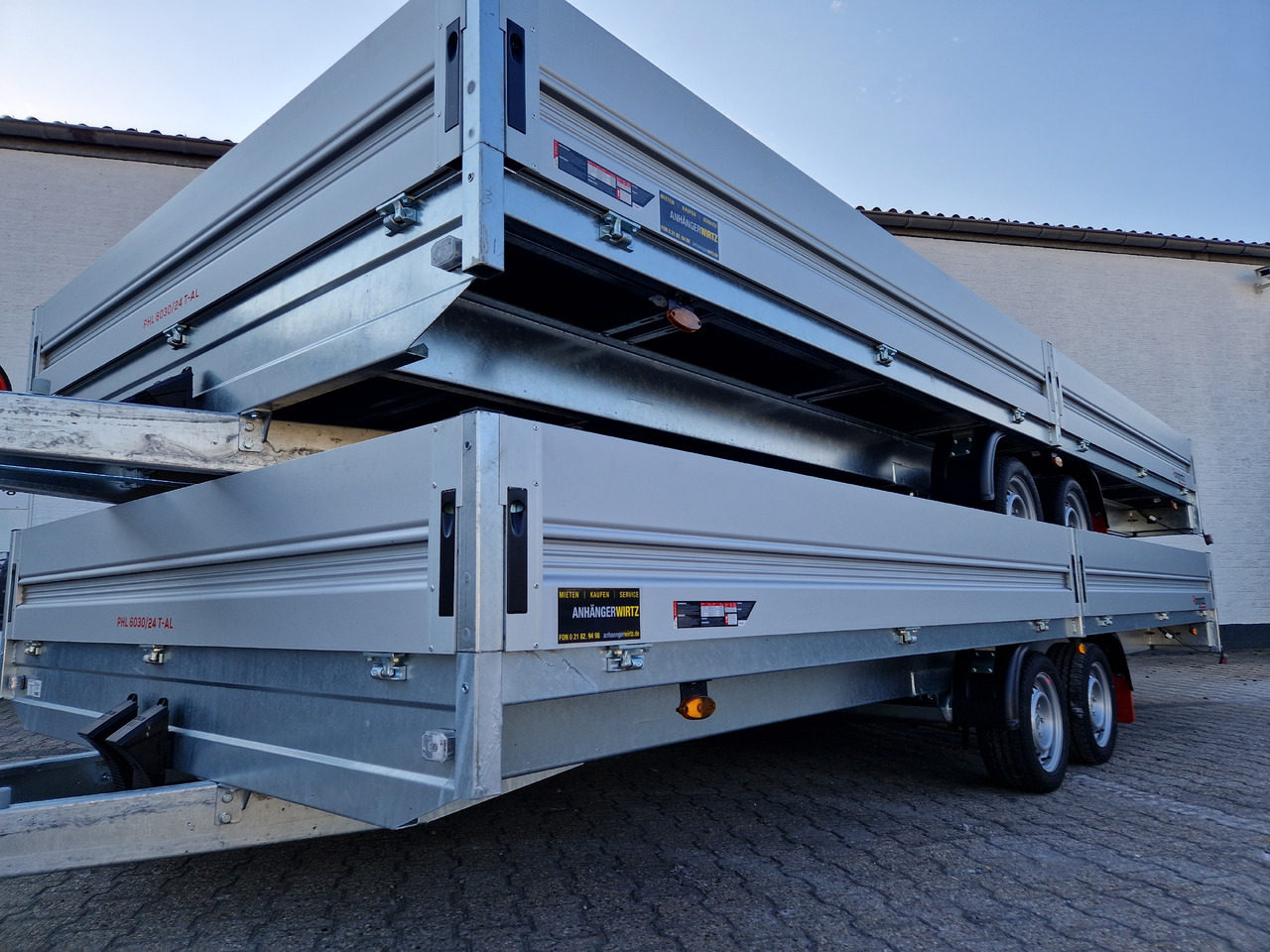 Pongratz Pritschenhochlader PHL 6030/24 T-AL-S 603x246x36cm Tandem 13" 3500kg Winter Aktion - Přívěs plato/ Valník: obrázek 2 Pongratz Pritschenhochlader PHL 6030/24 T-AL-S 603x246x36cm Tandem 13" 3500kg Winter Aktion - Přívěs plato/ Valník: obrázek 2