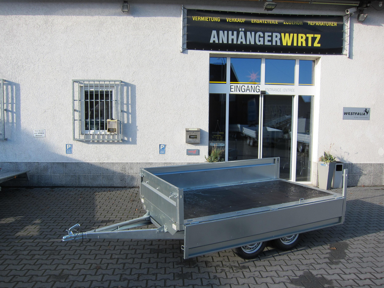 Pritschenanhänger Trailstar Nordica 263 263x144x40cm (S) 750kg Tandem Aktion - Přívěs plato/ Valník: obrázek 1 Pritschenanhänger Trailstar Nordica 263 263x144x40cm (S) 750kg Tandem Aktion - Přívěs plato/ Valník: obrázek 1