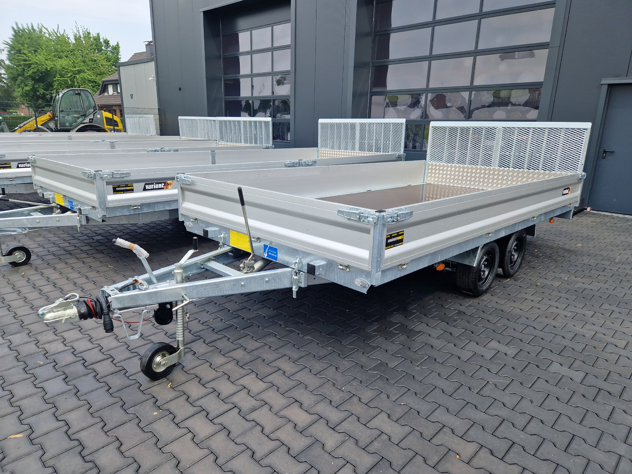 Variant Maschinentransporter 3542 UX Maxi Load Tandem Parabelfeder LED Felgen black 3500kg - Přepravník stavebních strojů: obrázek 1 Variant Maschinentransporter 3542 UX Maxi Load Tandem Parabelfeder LED Felgen black 3500kg - Přepravník stavebních strojů: obrázek 1