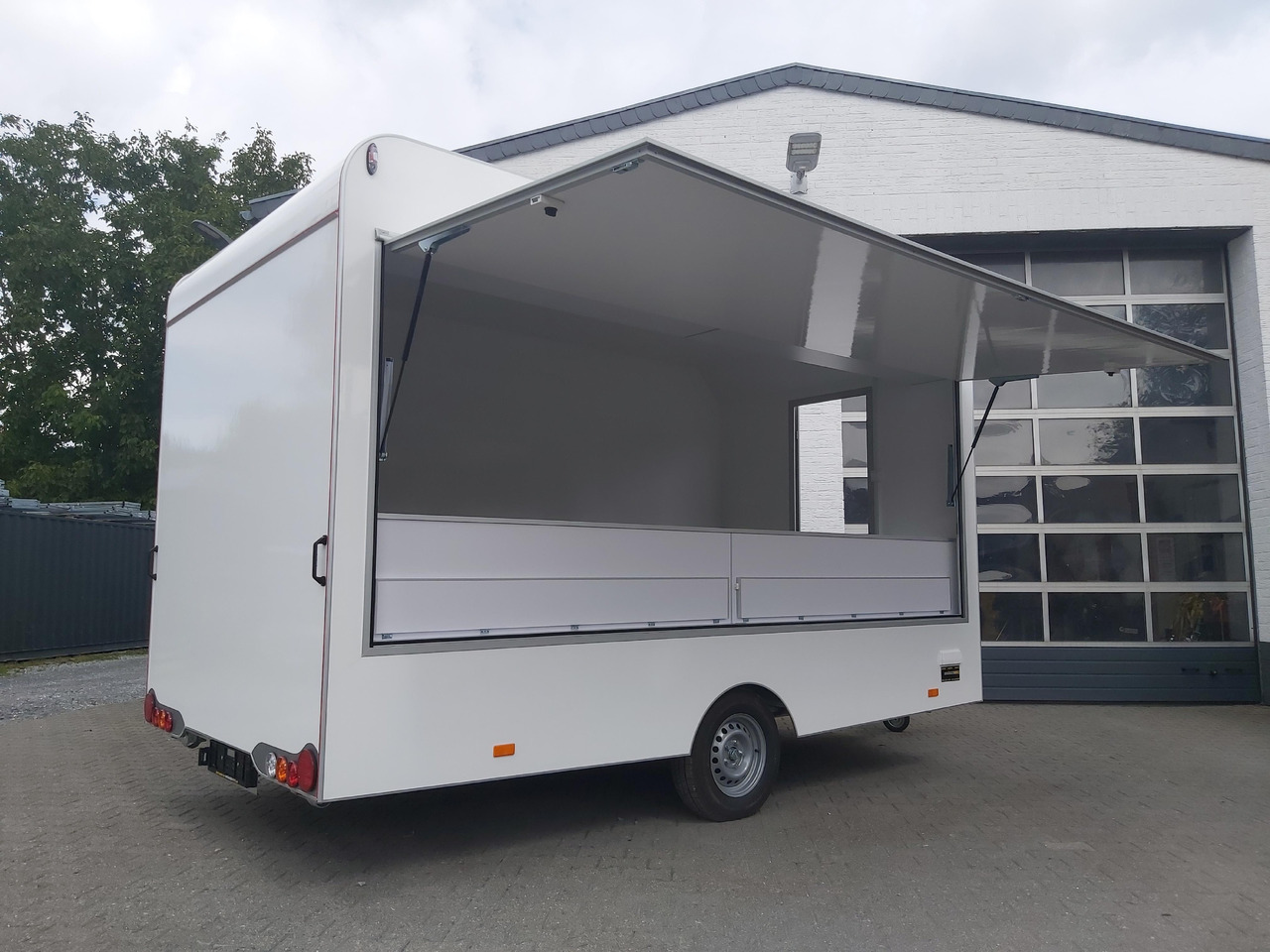 Prodejní přívěs Verkaufsanhänger VK 420 220 aero retro 420cm 1 Verkaufsklappe Multi Theke 230V (XL) 1500kg breit: obrázek 6