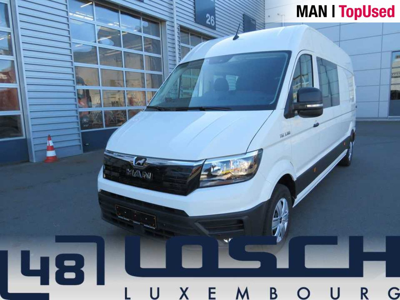 MAN TGE 3.180 4X2F L4H3 SB Doka Kasten Klima AHK ZV - Furgon, Dodávka s dvojitou kabinou: obrázek 1 MAN TGE 3.180 4X2F L4H3 SB Doka Kasten Klima AHK ZV - Furgon, Dodávka s dvojitou kabinou: obrázek 1