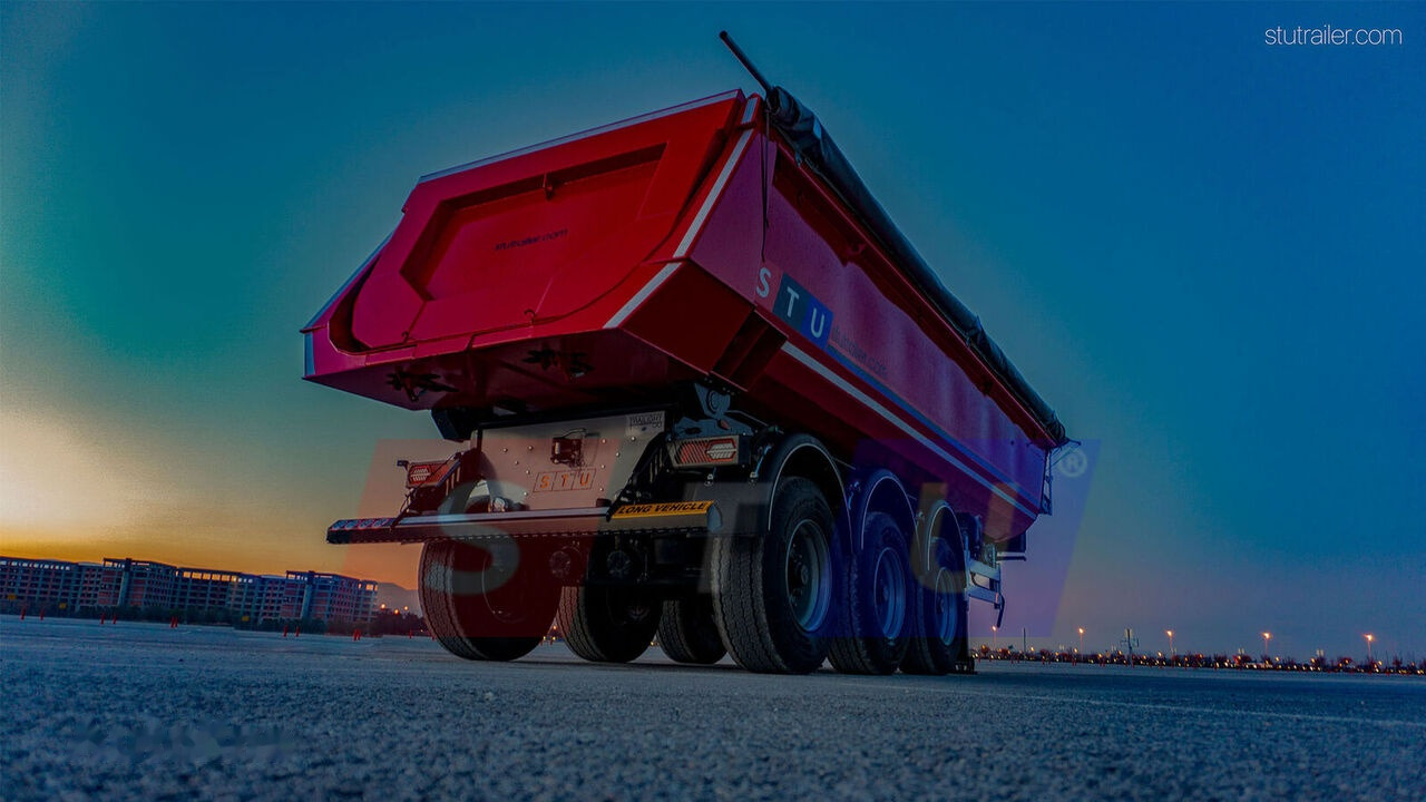 STU 3 AXLE TIPPER TRAILER / 3 ESSİEUX REMORQUE BENNE - Sklápěcí návěs: obrázek 3 STU 3 AXLE TIPPER TRAILER / 3 ESSİEUX REMORQUE BENNE - Sklápěcí návěs: obrázek 3