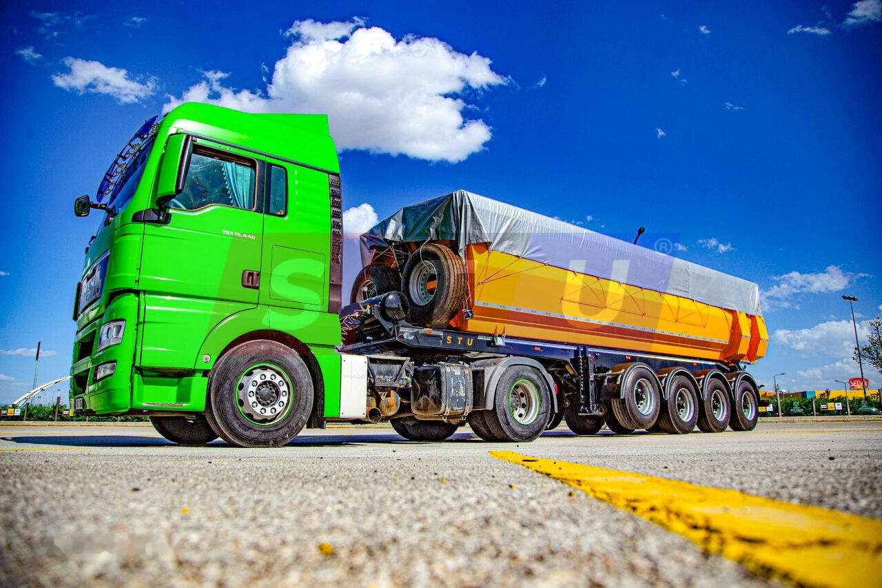 STU 4 AXLE TIPPER TRAILER / 4 ESSİEUX BENNE REMORQUE - Sklápěcí návěs: obrázek 5 STU 4 AXLE TIPPER TRAILER / 4 ESSİEUX BENNE REMORQUE - Sklápěcí návěs: obrázek 5