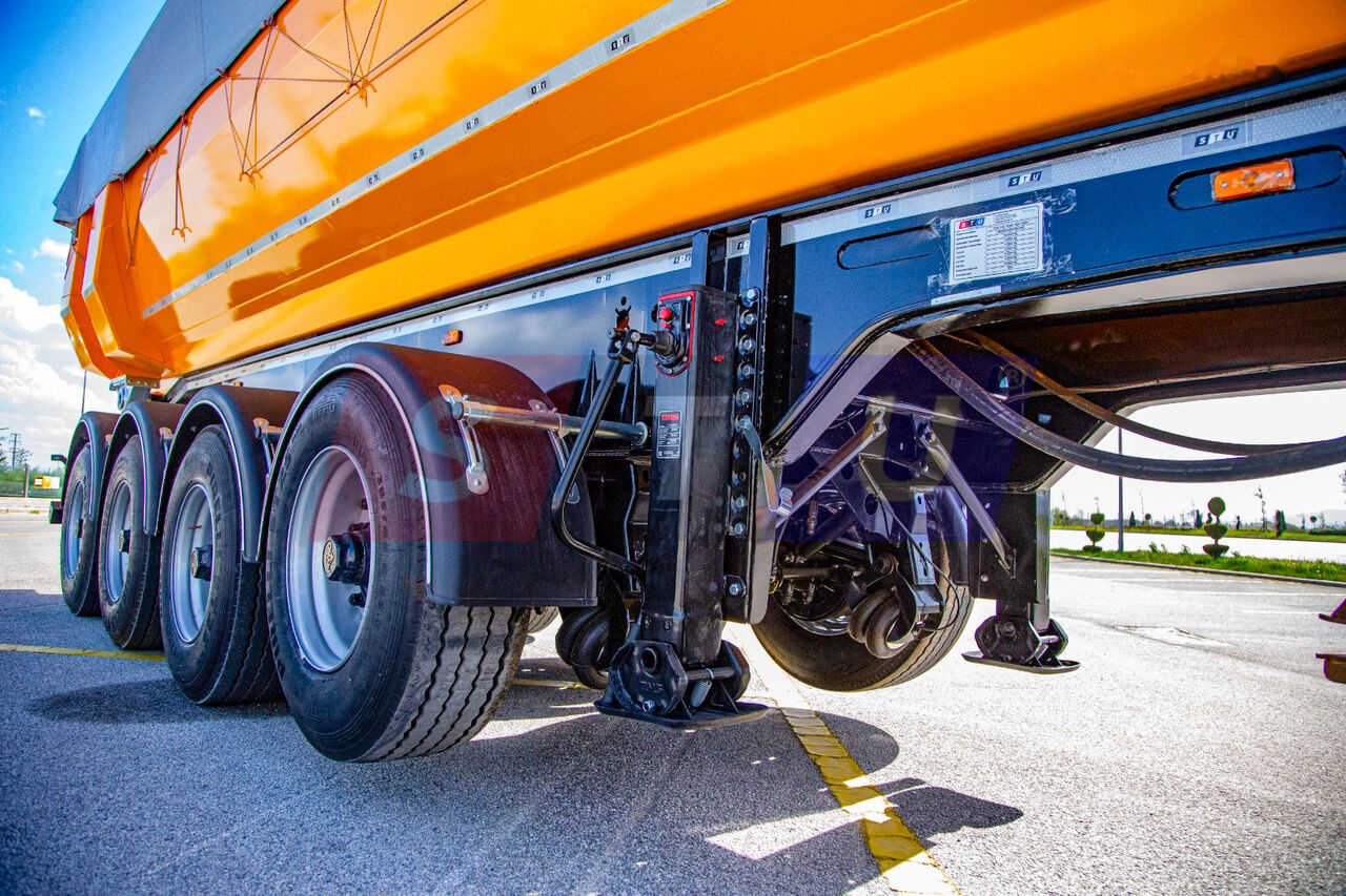 Nový Sklápěcí návěs STU 4 AXLE TIPPER TRAILER / 4 ESSİEUX BENNE REMORQUE: obrázek 6