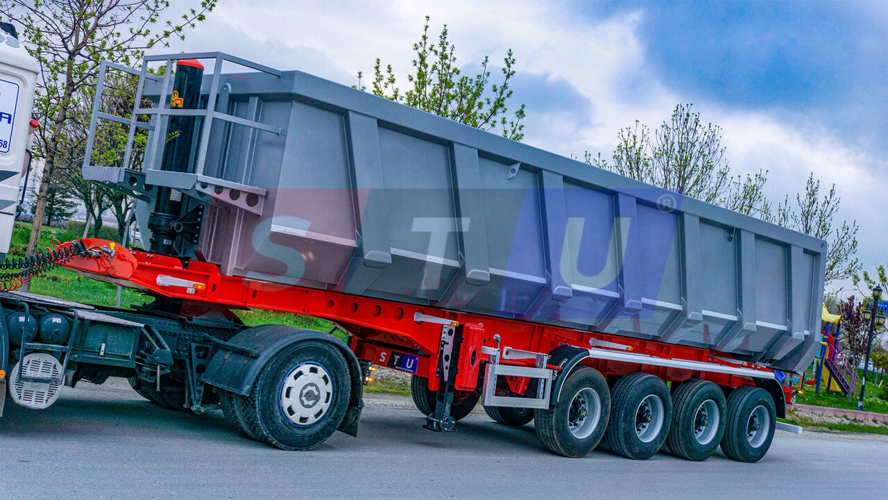 Nový Sklápěcí návěs STU 4 AXLE TIPPER TRAILER / 4 ESSİEUX BENNE REMORQUE: obrázek 25