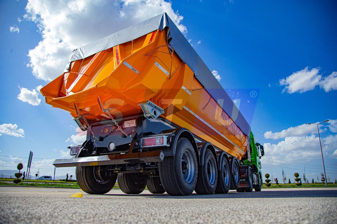 Nový Sklápěcí návěs STU 4 AXLE TIPPER TRAILER / 4 ESSİEUX BENNE REMORQUE: obrázek 9