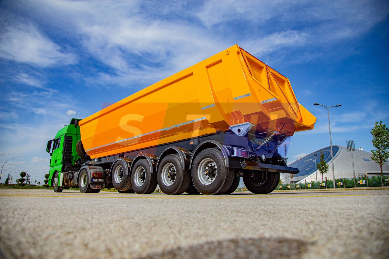 Nový Sklápěcí návěs STU 4 AXLE TIPPER TRAILER / 4 ESSİEUX BENNE REMORQUE: obrázek 19